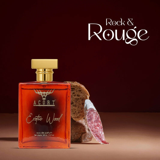 Acort Exotic Wood Eau de Parfum 100ml – Luxurious Unisex Fragrance with Rose & Agarwood
