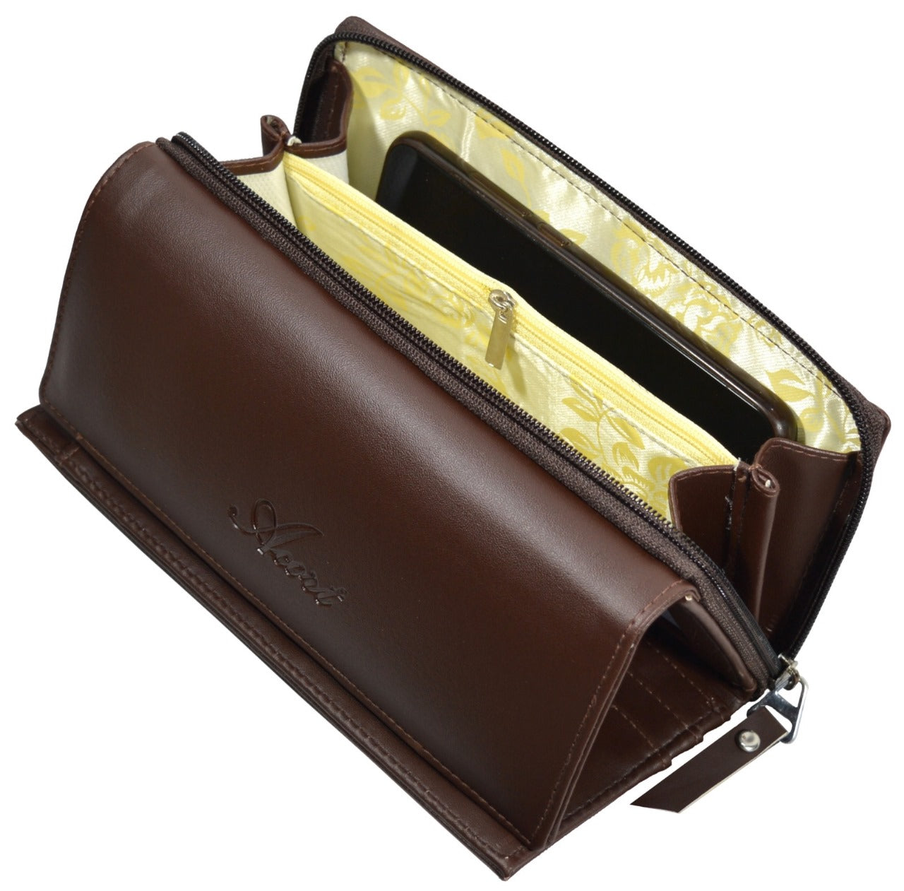 Acrot Women’s Artificial Leather Wallet with 10 Card Slots – Stylish & Durable Clutch Purse