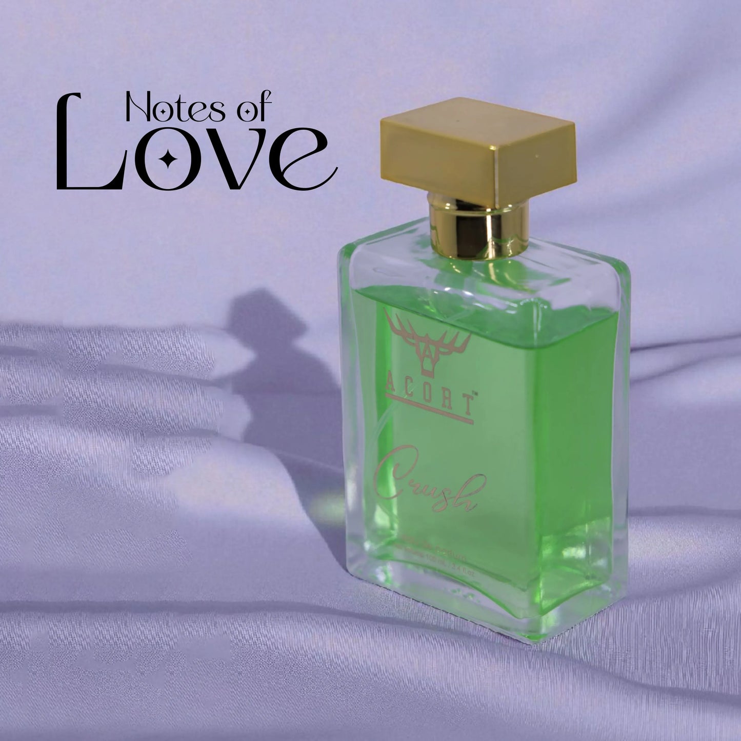 Acort Crush Eau de Parfum for Men – 100ml | Long-Lasting Sweet, Floral & Fruity Fragrance