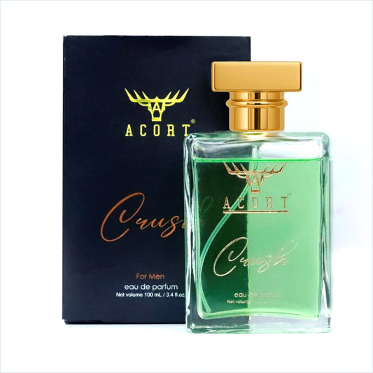 Acort Crush Eau de Parfum for Men – 100ml | Long-Lasting Sweet, Floral & Fruity Fragrance