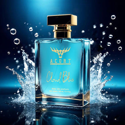 Acort Fresh - Long Lasting Cloud Blue Eau de Parfum - 100 ml  (For Men & Women)